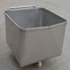 小料車 標(biāo)準(zhǔn)304不銹鋼桶車 供應(yīng)不銹鋼肉料車 料斗車