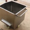 牛肉片不銹鋼周轉(zhuǎn)車 雞肉塊200型小料車  食品級小推車經(jīng)濟實用
