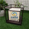 中式仿云石落地?zé)翦冦~拉絲柱頭燈led草坪燈特色防水小區(qū)行道路燈