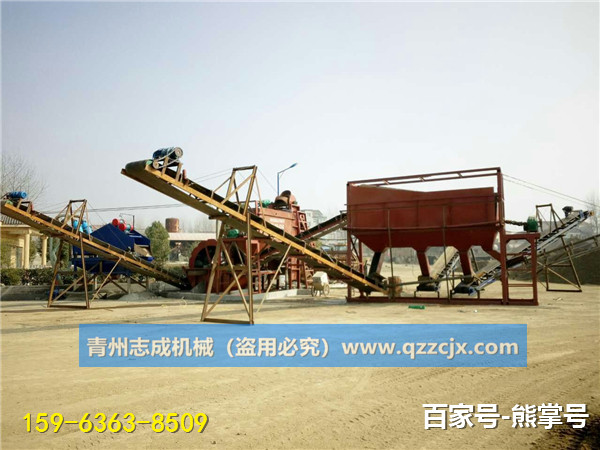 大型篩分洗沙設備佩戴細砂回收