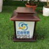 韓式花園草坪燈玻璃燈罩鍍銅草地燈定制園林燈小區(qū)別墅落地燈