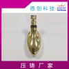 金色化妝按摩頭鋅合金壓鑄產(chǎn)品五金沖壓五金配件加工恩創(chuàng)廠家定制