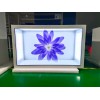 東莞惠華49寸透明櫥窗展柜、觸摸互動展柜