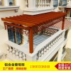 名豪tf-960仿木紋鋁合金葡萄架 戶外陽臺庭院葡萄架廊架雨棚 葡萄架雨棚 陽光板雨棚