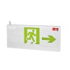敏華疏散指示燈應(yīng)急小型拉絲鋁面板雙面標志燈