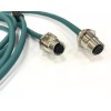 科迎法profinet協(xié)議連接器M12 4芯D型插頭M12 D-CODE,D編碼轉(zhuǎn)RJ45連接線