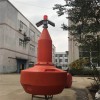 蘇州水上造橋施工時攔船用的警示浮標